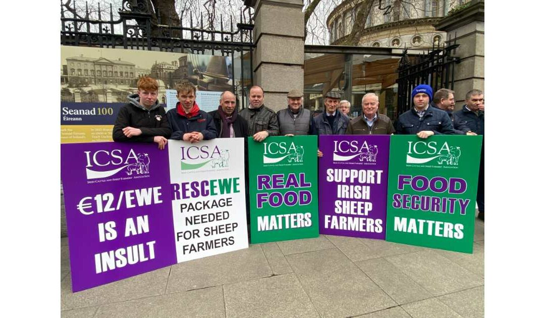 ICSA PROTEST TO HIGHLIGHT CRISIS IN SHEEP SECTOR 